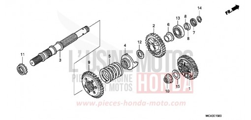 ARBRE DE SORTIE GL1800A5 de 2005